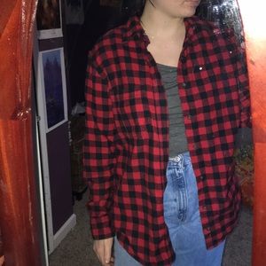 Red checkered Flannel